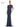 Mother of the Bride Dresses Mother of the Bride Long Beaded Mesh Short Sleeve Dress Navy