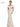 Mother of the Bride Dresses Mother of the Bride Flutter Sleeve V Neck Long Dress Rose Gold