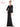 Mother of the Bride Dresses Mother of the Bride Long Sleeve V Neck Chiffon Dress Black