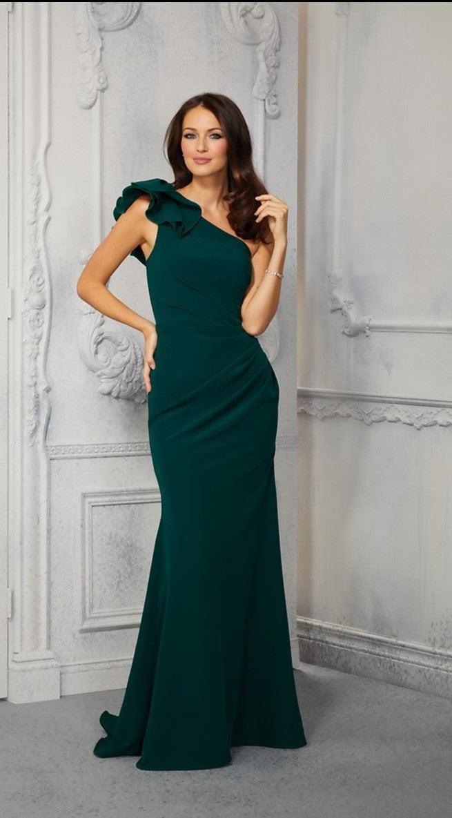 MGNY Madeline Gardner New York 72235 Long Formal Dress - Sapphire / 2 MGNY Madeline Gardner New York 72235 Long Formal Dress - Sapphire / 2