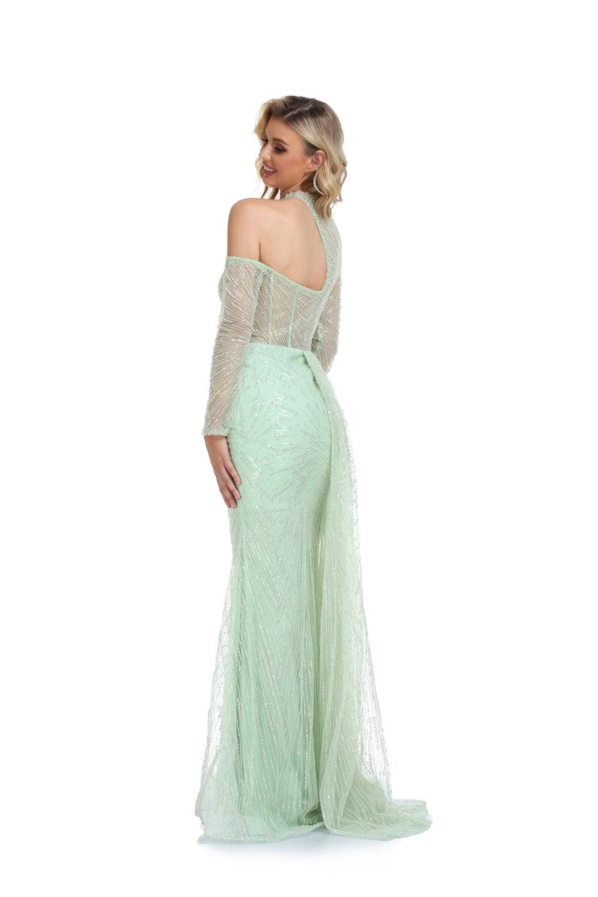 Prom Dresses Long Formal Fitted Prom Dress Mint