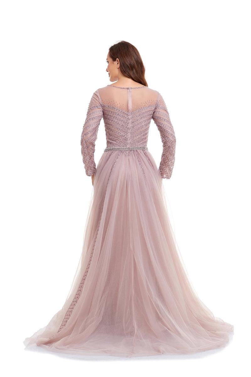 High Couture NR2230 Long Sleeve Formal Evening Dress