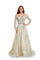 Prom Dresses Prom Long Off Shoulder A Line Ball Gown Beige