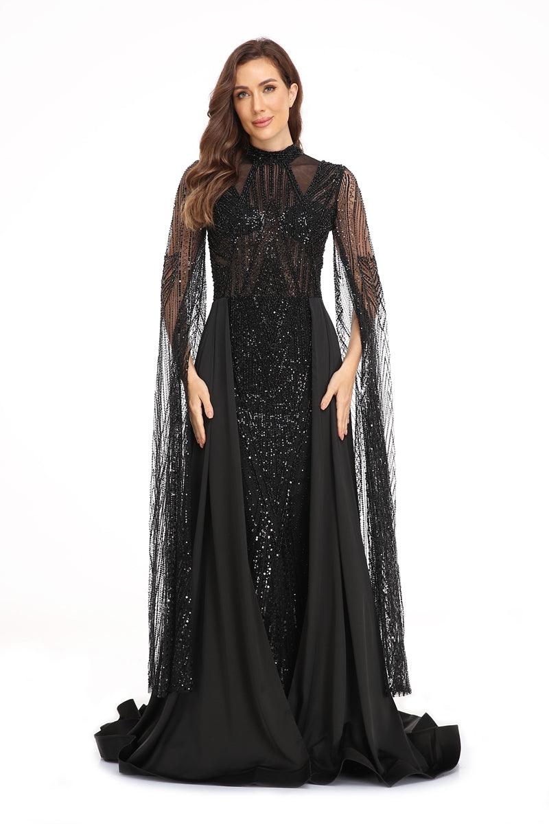 High Couture NR2234 Prom Long Formal Fitted Evening Dress