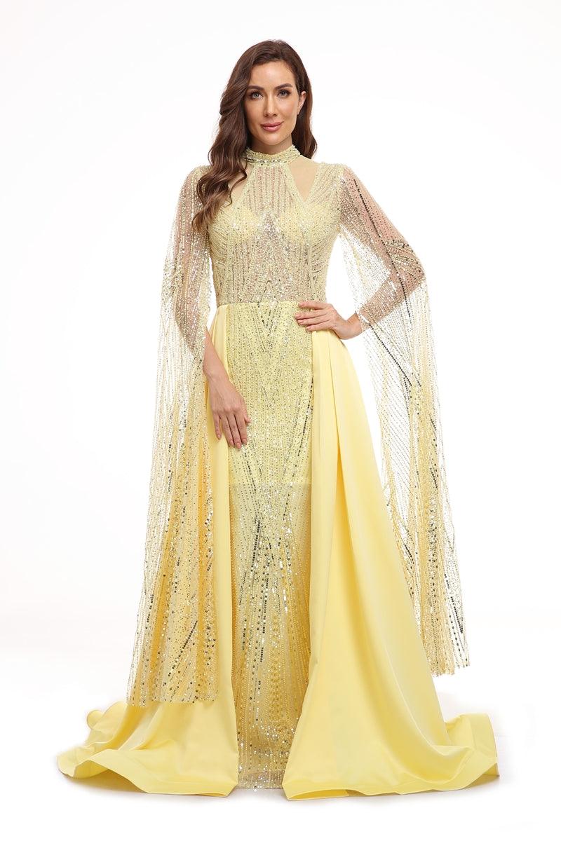 High Couture NR2234 Prom Long Formal Fitted Evening Dress