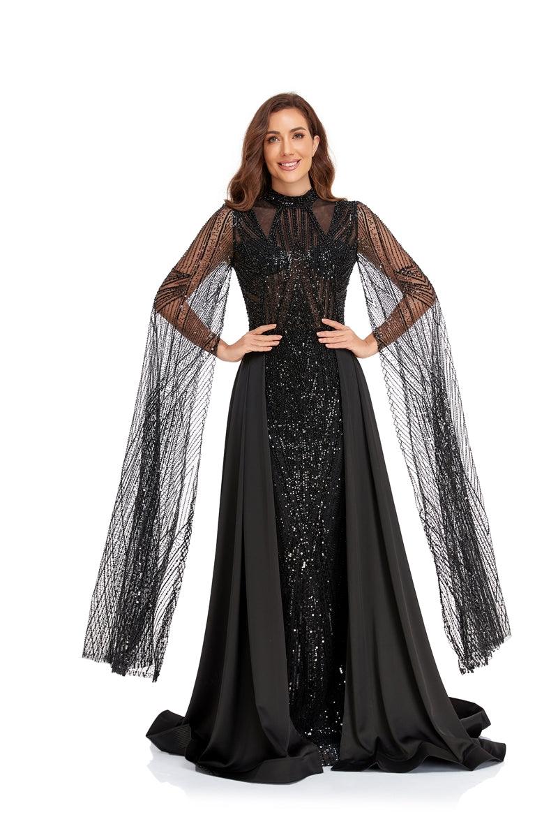 High Couture NR2234 Prom Long Formal Fitted Evening Dress