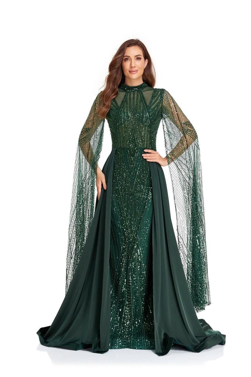 Prom Dresses Prom Long Formal Fitted Evening Dress Emerald