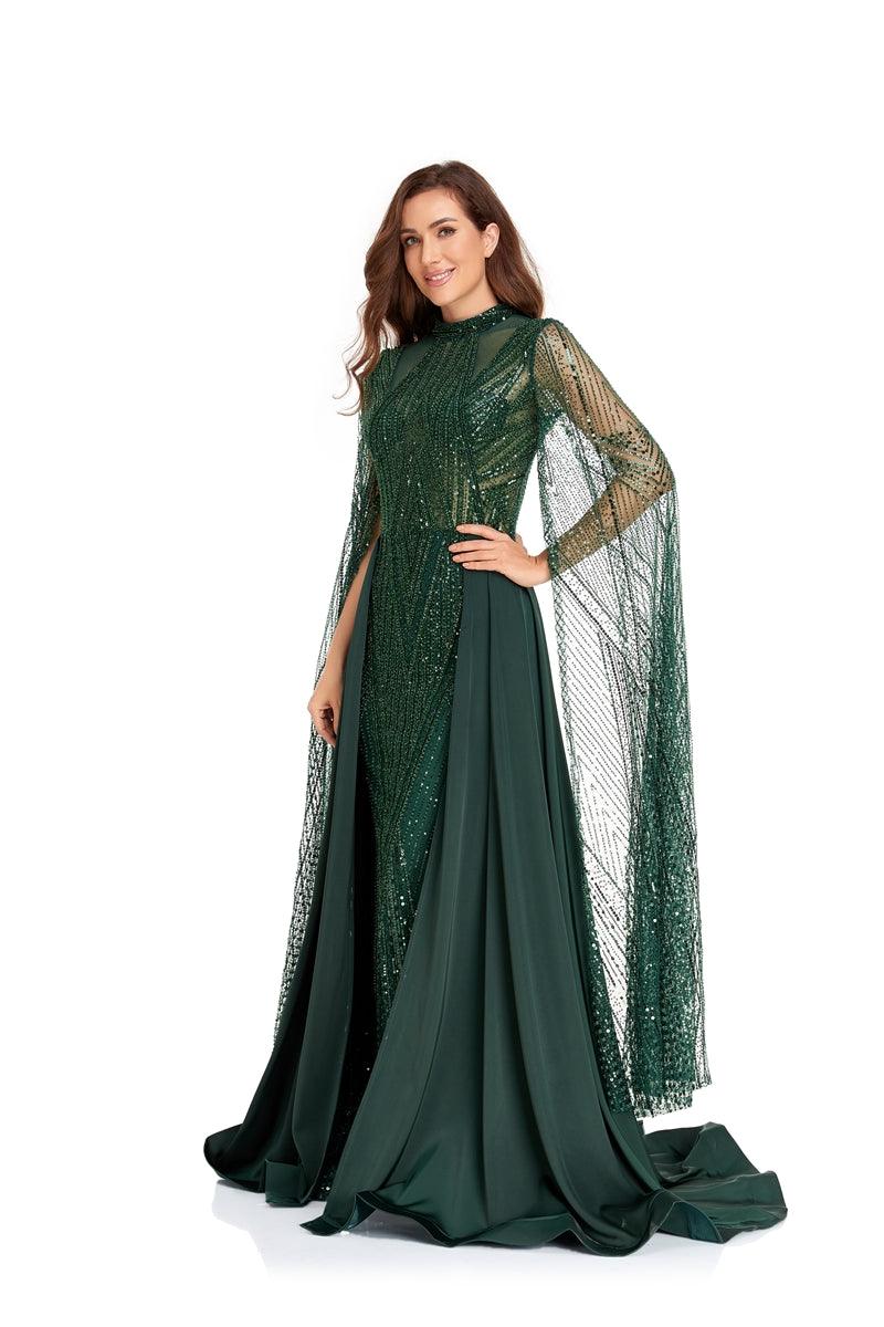 Prom Dresses Prom Long Formal Fitted Evening Dress Emerald