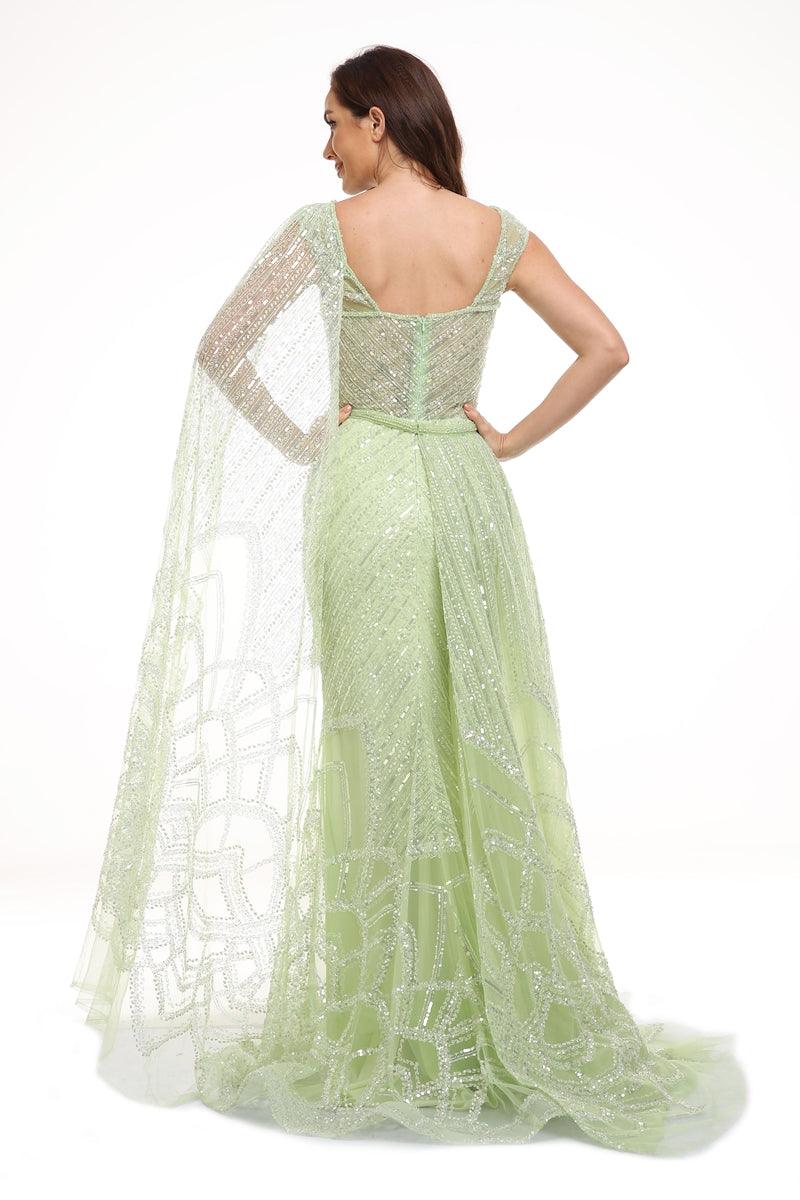 4513 Dress In Dark Lime
