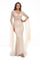 Prom Dresses  Long Sleeve Formal Evening Dress Beige