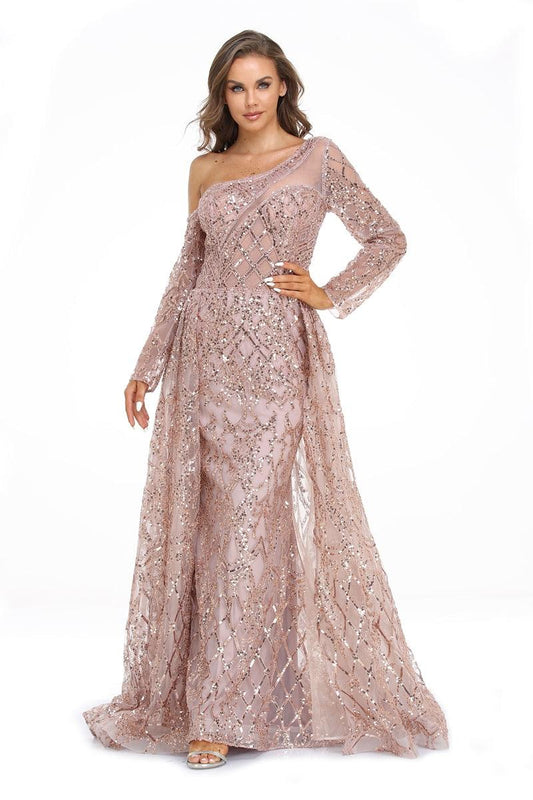 Prom Dresses Long Prom Dress Evening Gown Dusty Rose