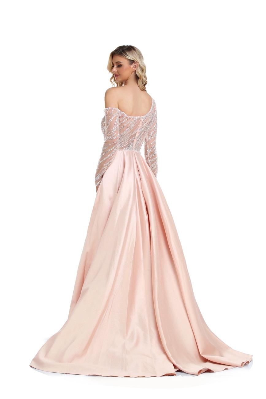 High Couture NR2273 Prom Long One Shoulder Formal Dress