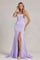 Nox Anabel G1146 Long One Shoulder Formal Prom Dress Red