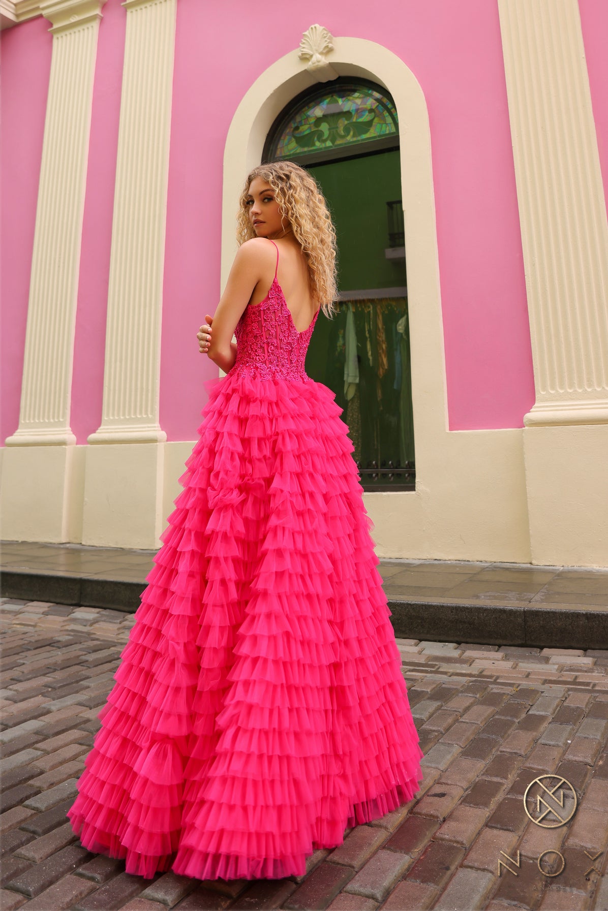 Nox Anabel P1398 Long Prom Evening Slit Gown