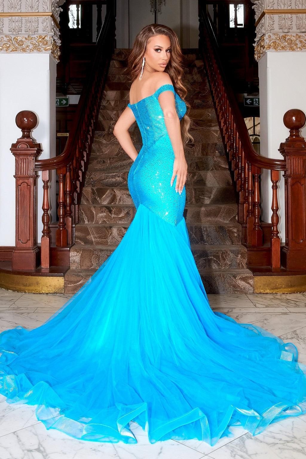Portia and Scarlett PS21251 Long Formal Mermaid Prom Dress