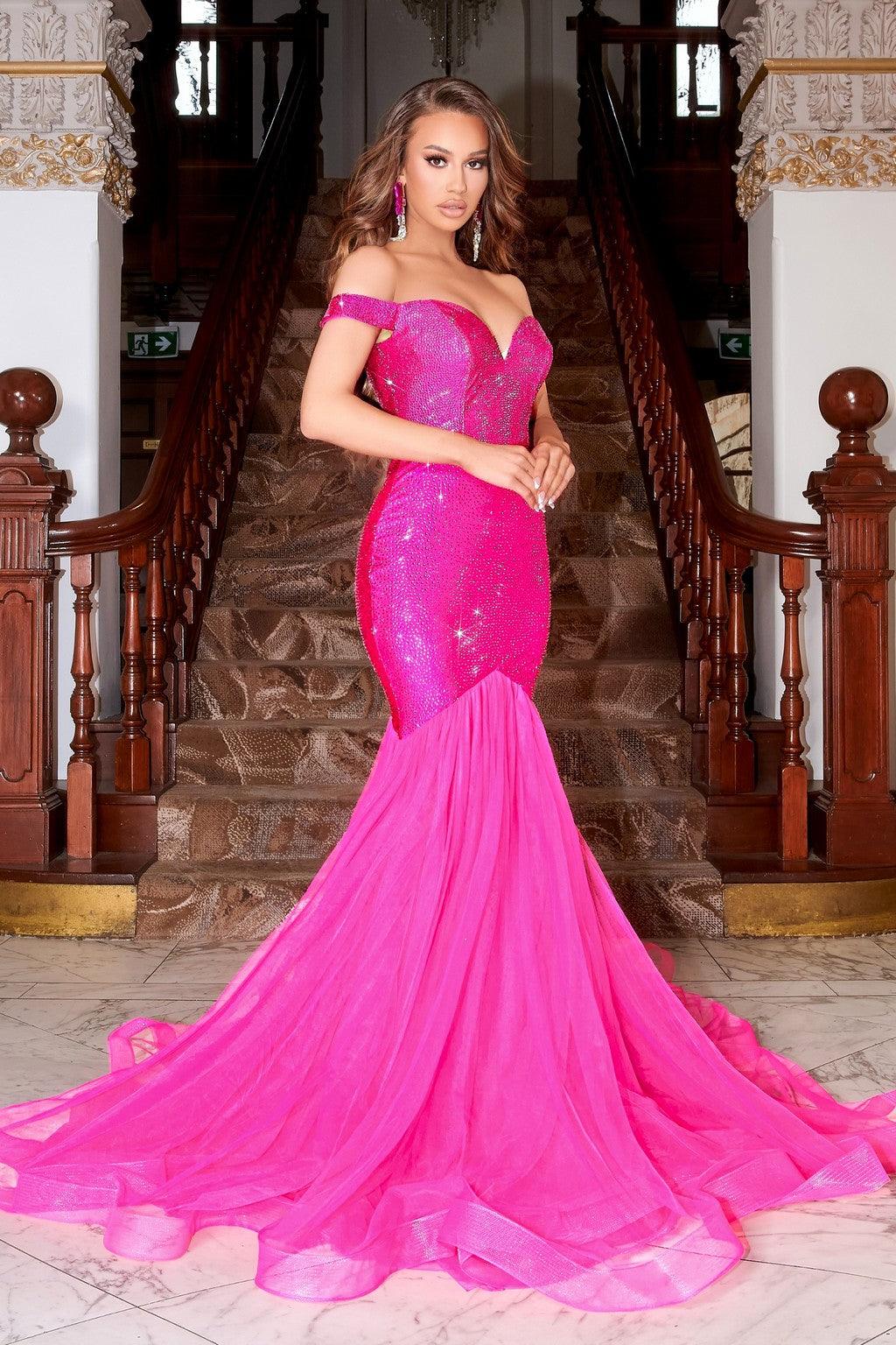 Portia and Scarlett PS21251 Long Formal Mermaid Prom Dress