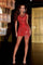 Cocktail Dresses Short Sleeveless Cocktail Dress Red