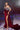 Prom Dresses Long Fitted Beaded Velvet Prom Gown Deep Red
