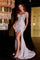 Prom Dresses Long Formal Prom Gown Pink AB