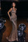 Prom Dresses Long Sleeveless Fitted Prom Dress Gold 