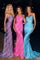 Prom Dresses Long Strapless Fitted Prom Gown Hot Pink