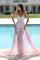 Prom Dresses Long Strapless Fitted Prom Dress Pink