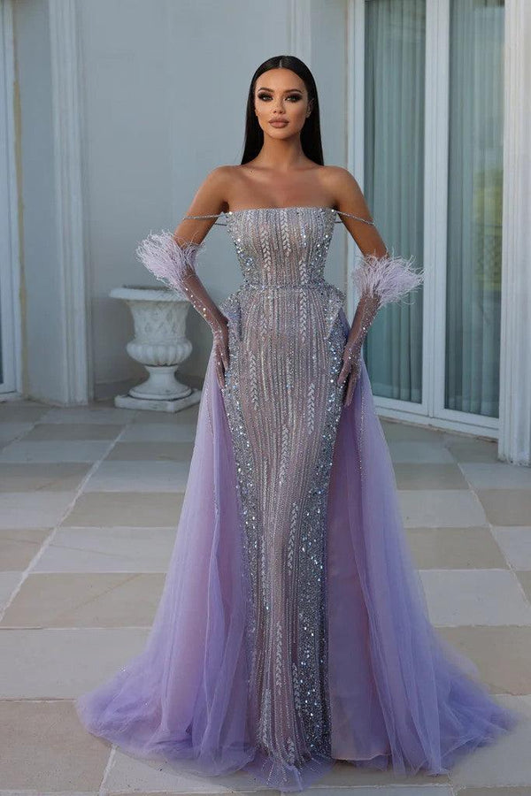 Portia and Scarlett PS23983 Long Off Shoulder Beaded Prom Dress