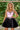 Cocktail Dresses Short Shimmer Beadwork Velvet Skirt Homecoming Dress Black Pink
