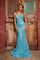 Prom Dresses Long Prom Beaded Dress Aqua