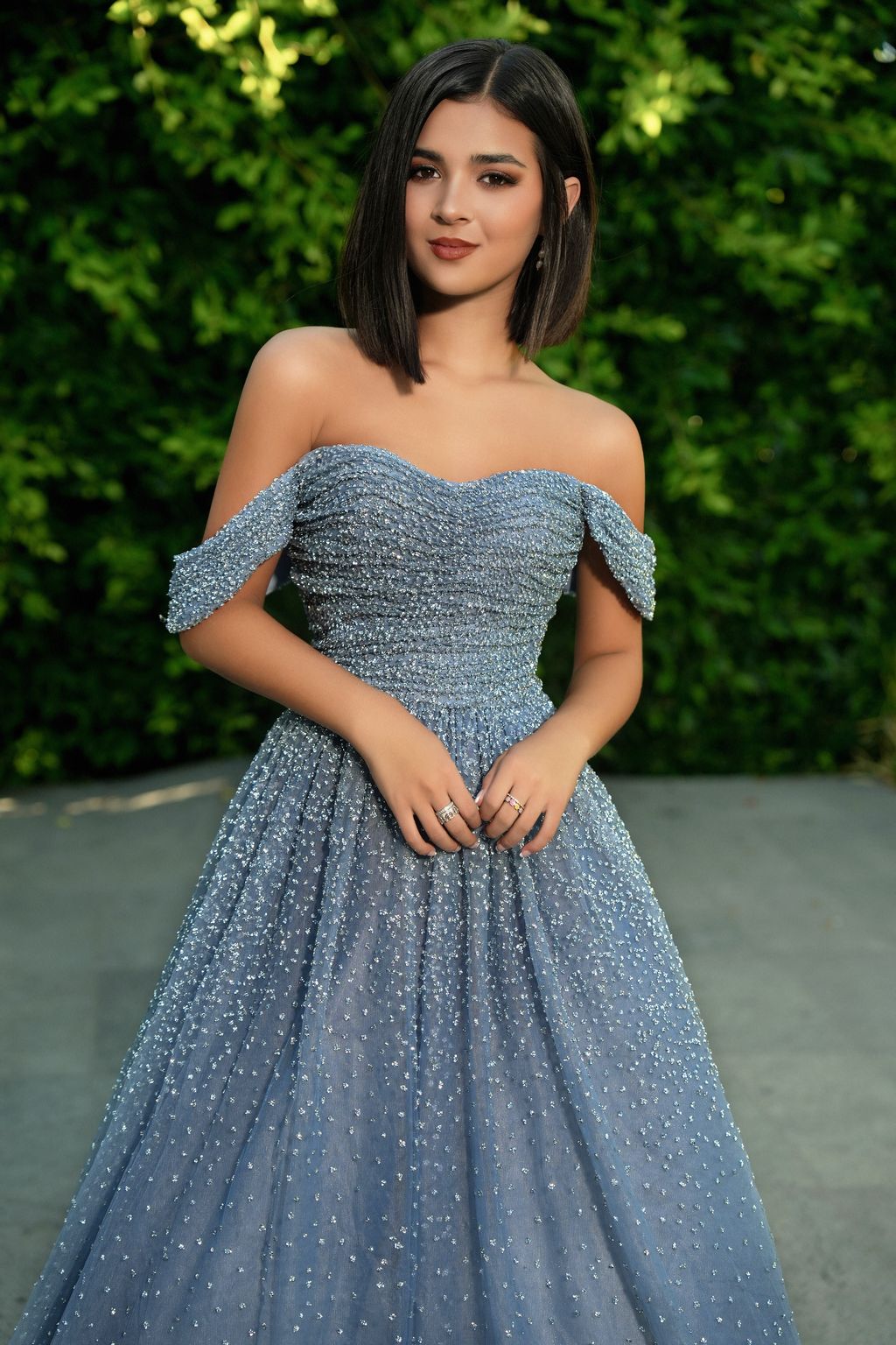 Portia and Scarlett PS24073 Formal Beaded Long Prom Ball Gown