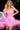 Cocktail Dresses Short Strapless Fitted Homecoming Dress  Pink