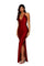 Prom Dresses Long Fitted Prom Dress Deep Red