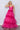 Prom Dresses Layered Ruffle Skirt Long Prom Ballgown Fuchsia