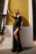 Prom Dresses Long Formal Halter Fitted Prom Dress Black