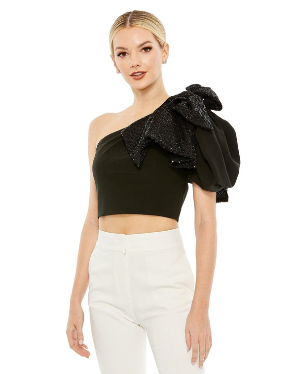 Formal One Shoulder Top One Shoulder Style Mac Duggal R26835