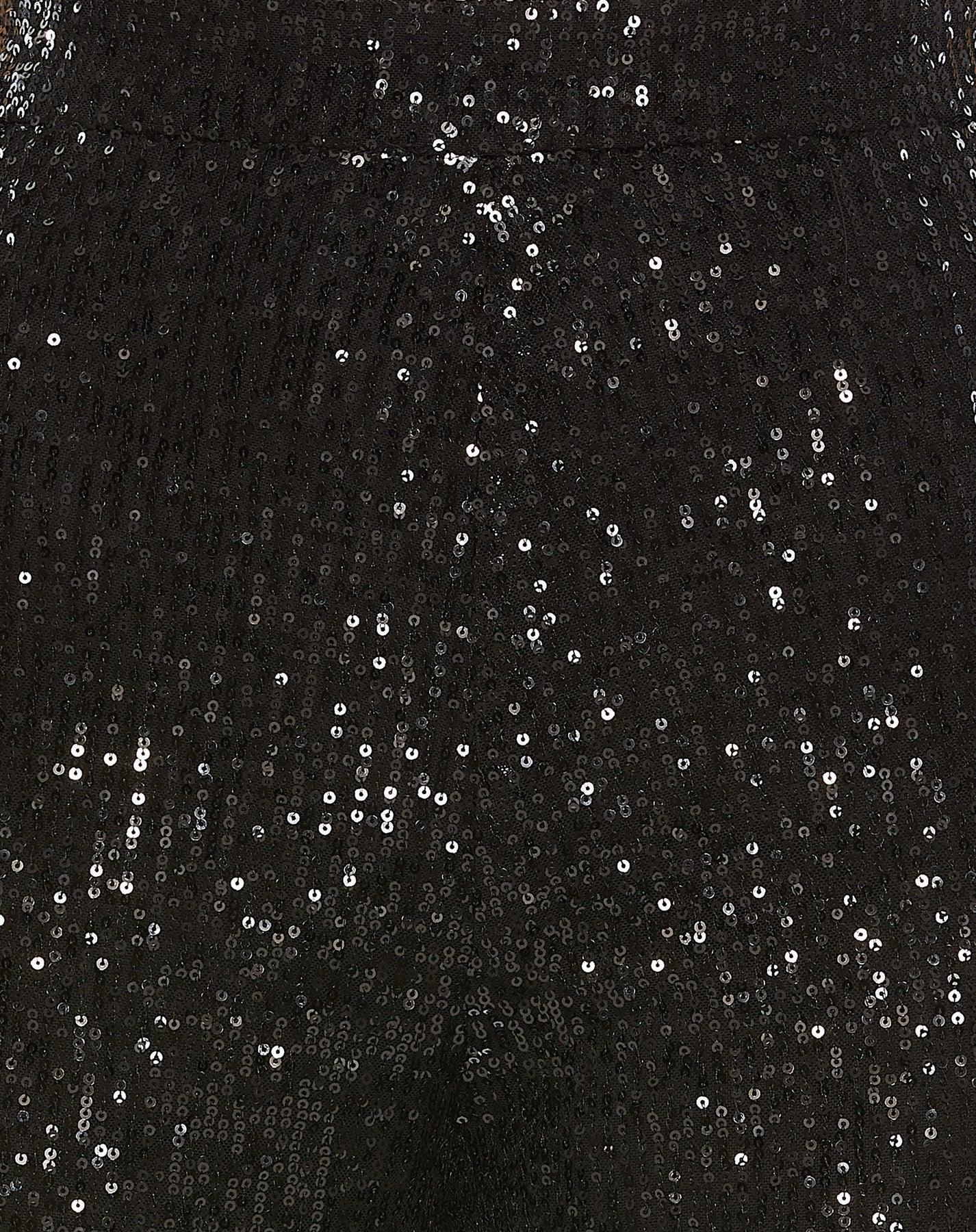 Pants Formal Sequined Long Pants ONLY Black