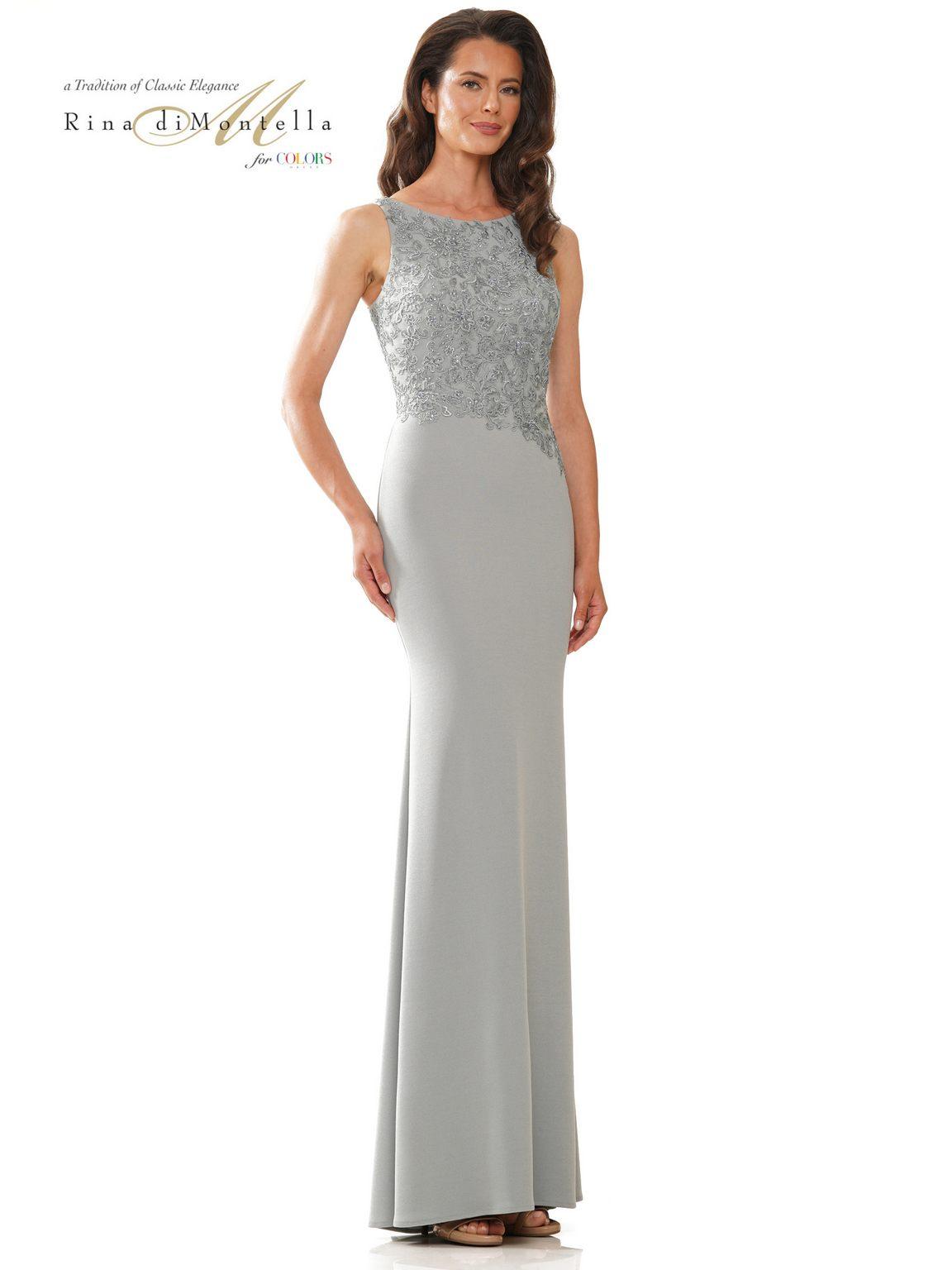 Rina di Montella 2765 Long Sleeveless Formal Dress