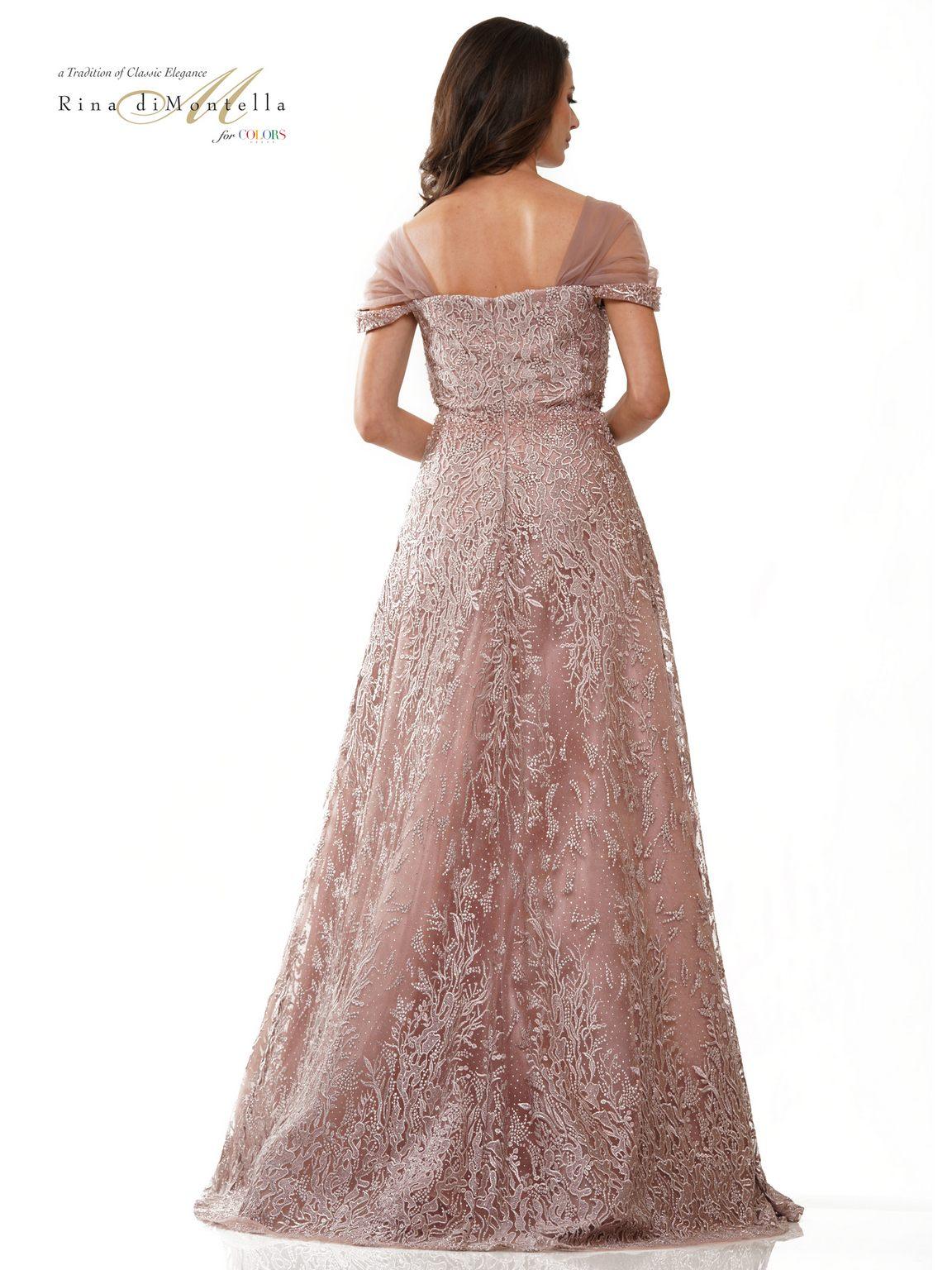 Rina di Montella RD2902 Long Formal Beaded Dress