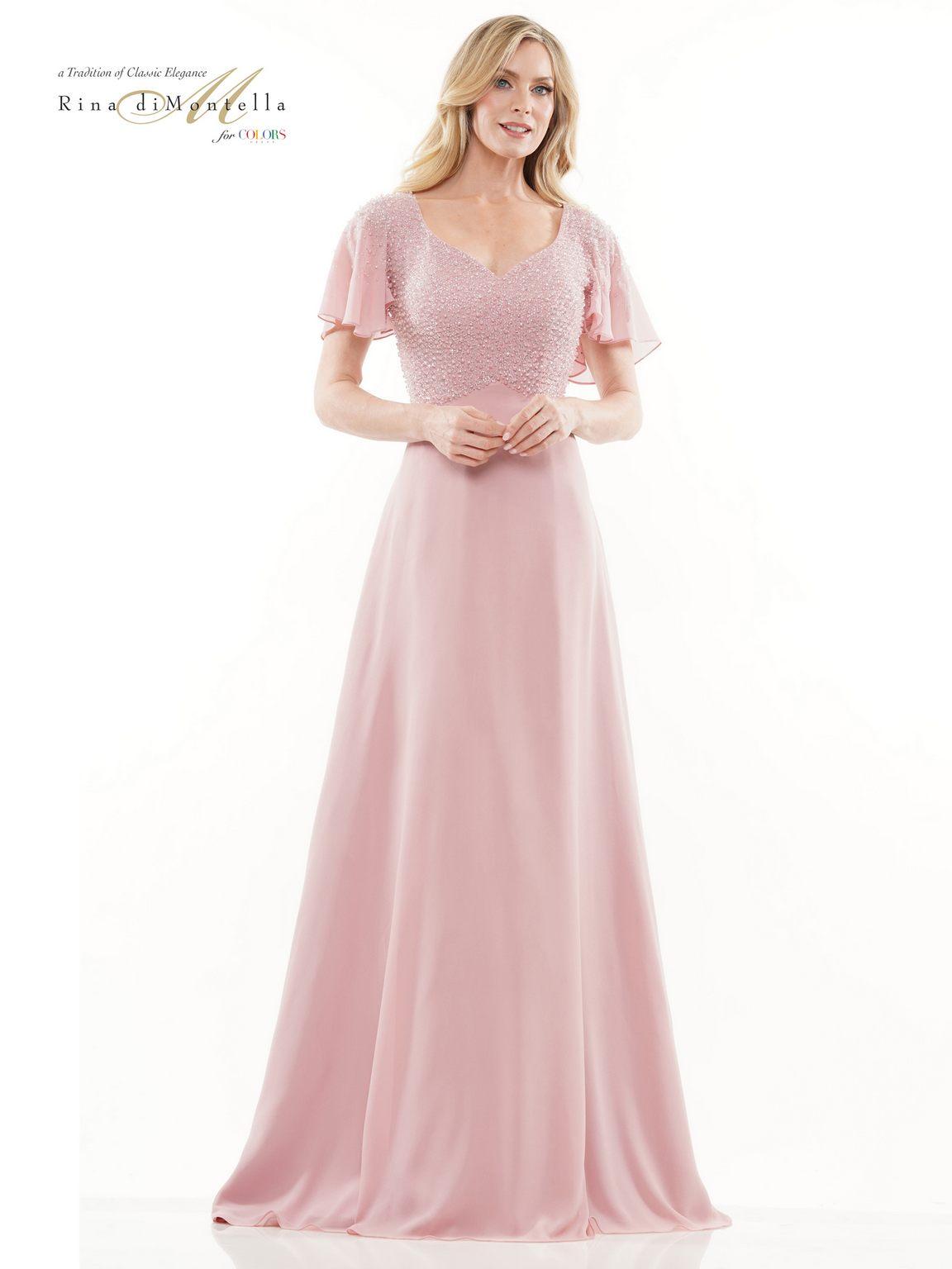 Mother of the Bride Dresses Long Mother of the Bride Formal Dress Rose Pink