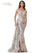 Formal Dresses Long Off Shoulder Formal Dress Blue Multi