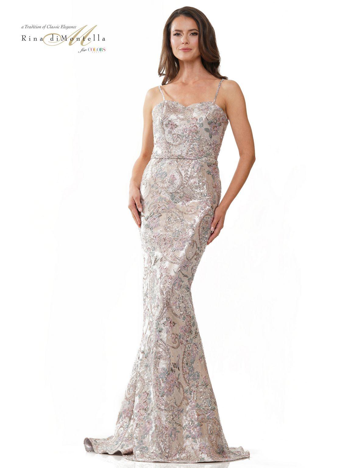 Rina di Montella RD2916 Long Fitted Formal Dress