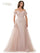 Formal Dresses Long Off Shoulder Beaded Formal Dress Dusty Rose