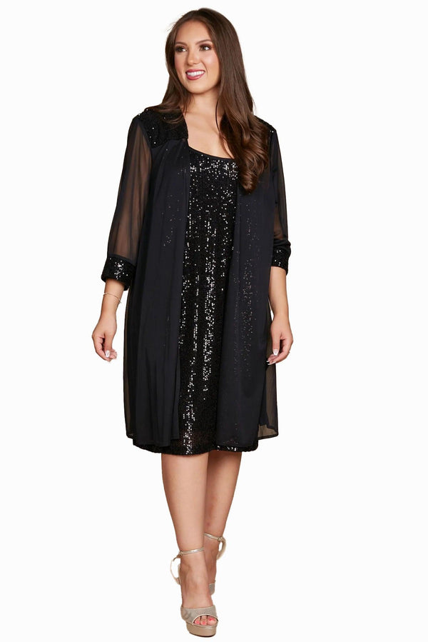Short Petite Dress Chiffon Jacket R&M Richards 2762P