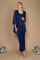 Mother of the Bride Dresses Three Piece Formal Pansuit Navy