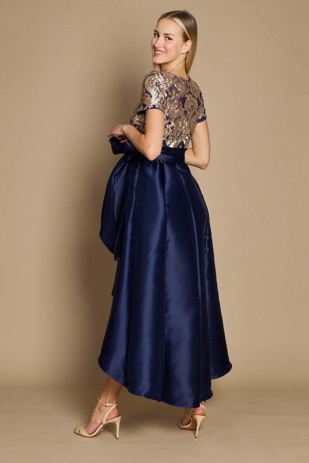 R&M Richards 5492W High Low Plus Size Formal Dress