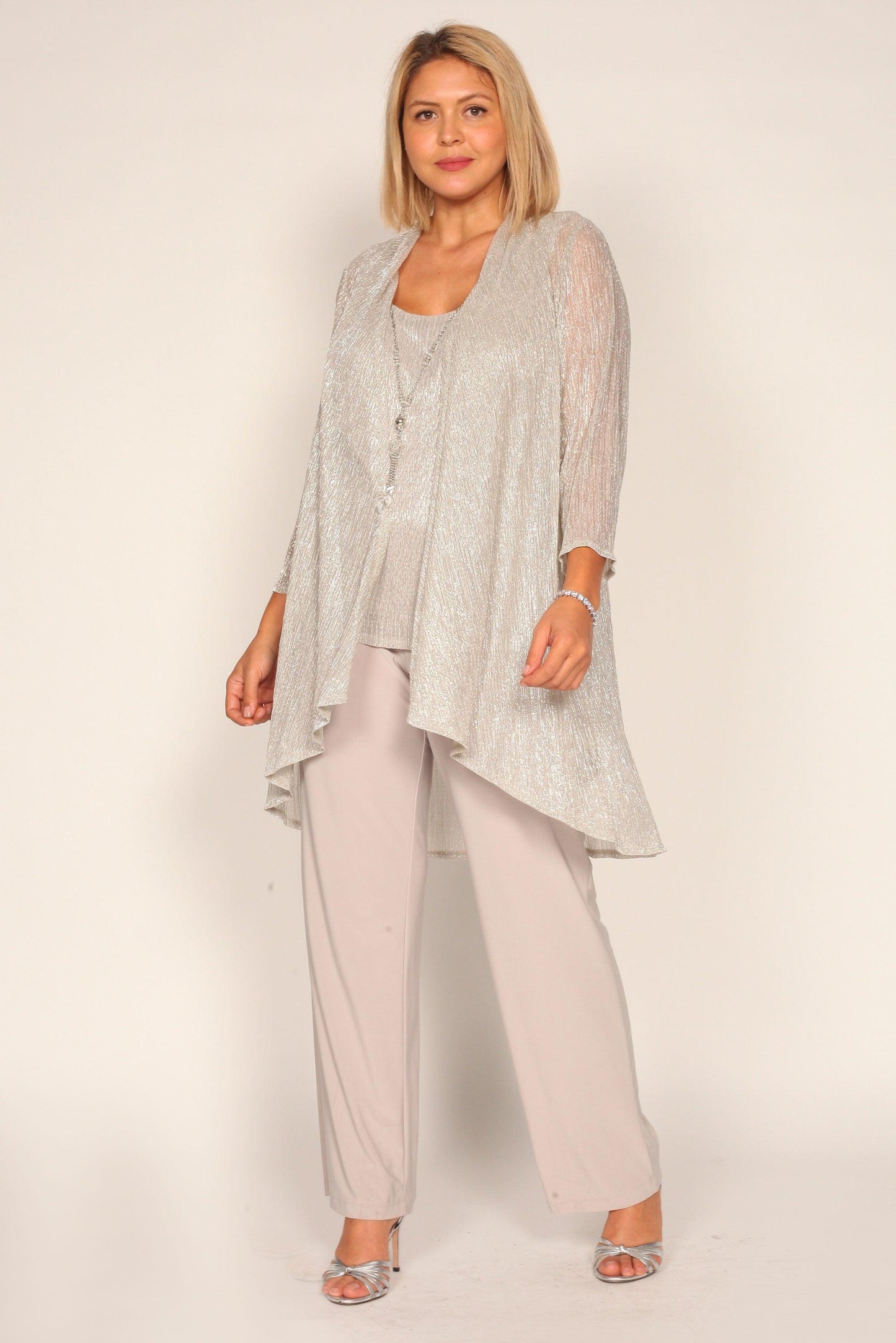R&M Richards 7162P Formal Petite Pant Suit