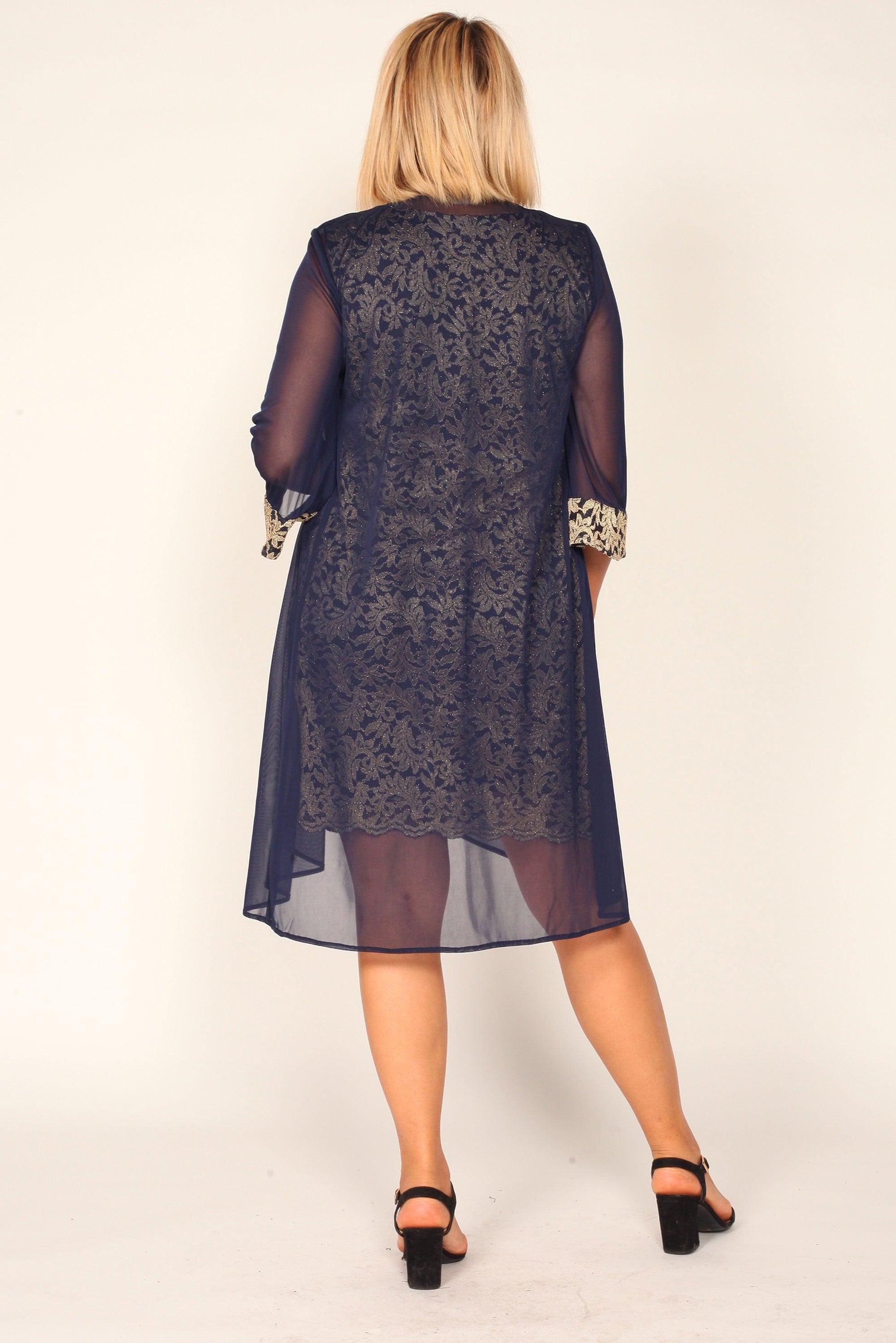 R&M Richards 7312 Short Two Piece Jacket Dress