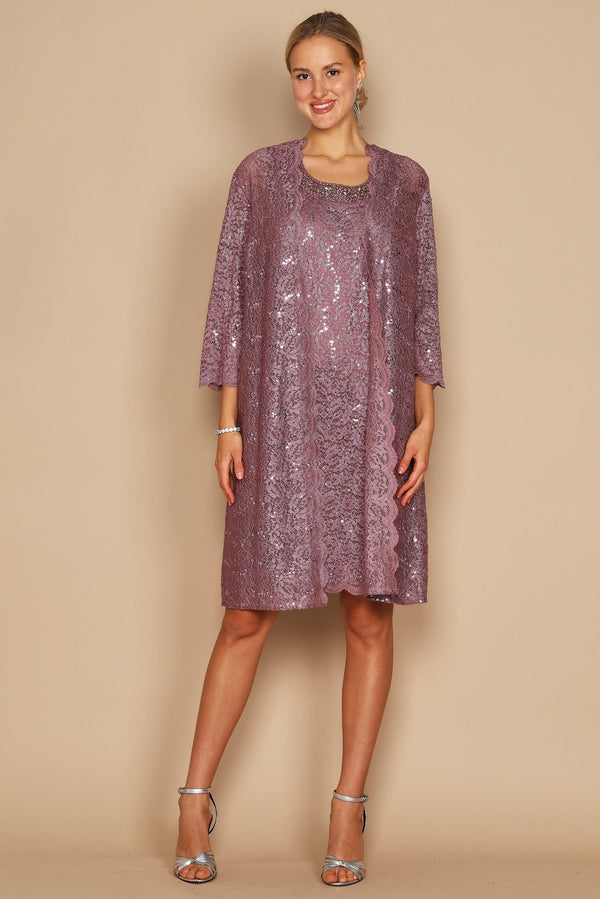 Petite Duster Jacket Dress Short Length R&M Richards 9101P