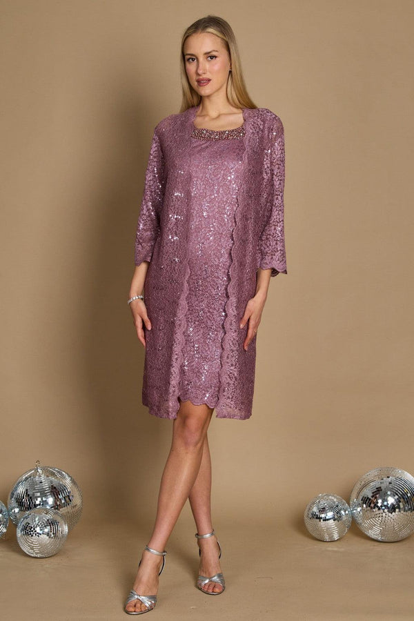 Short Mother Of The Bride Dress Short R&M Richards 9101W
