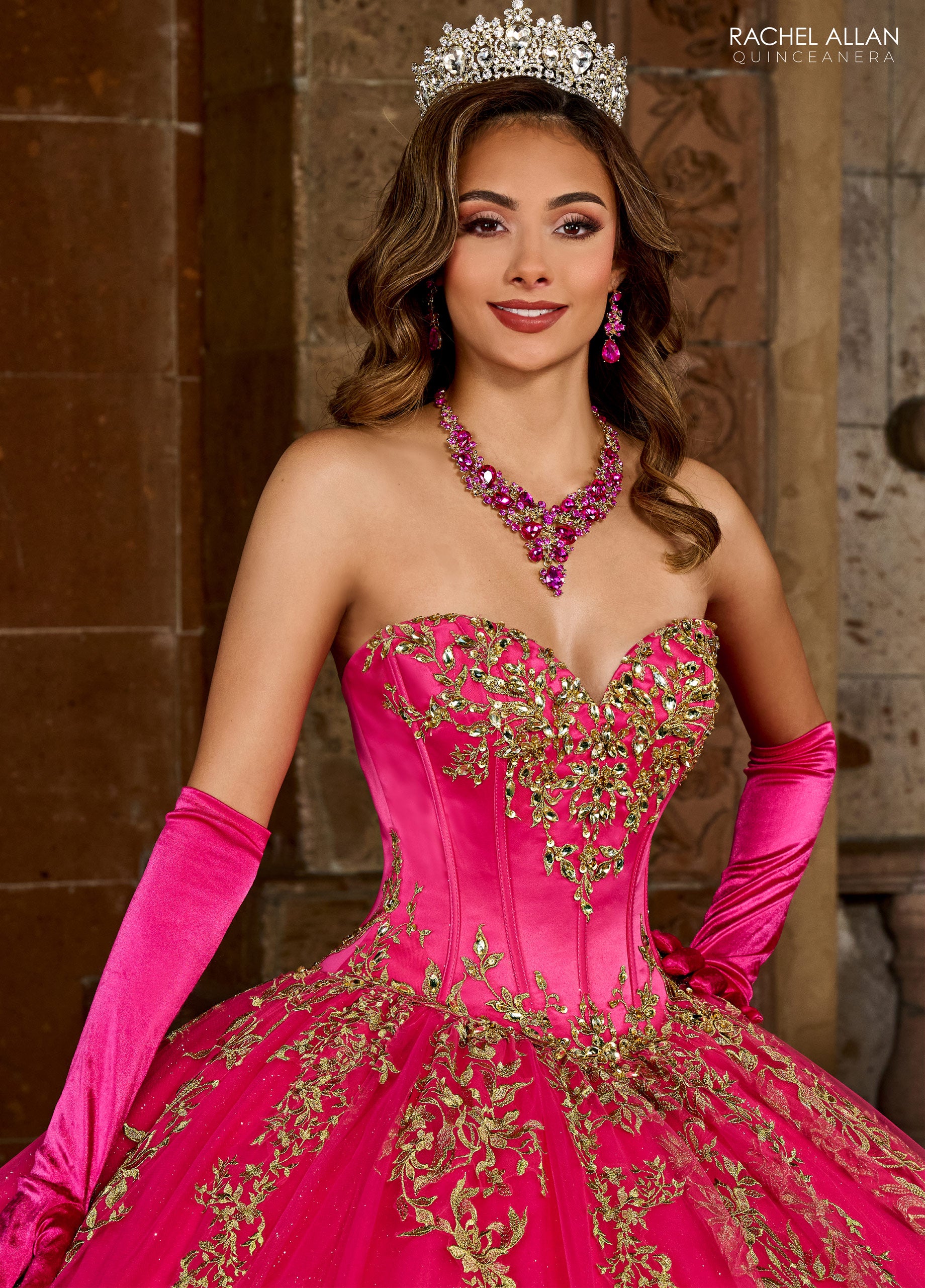 Rachel Allan RQ2189 Long Quinceanera Ruffle Ball Gown